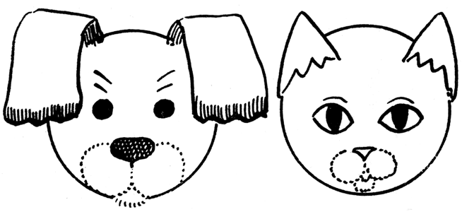 Маска Собаки и Кота - www.HolidaySoon.org